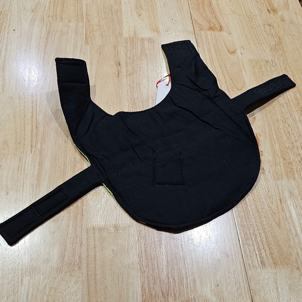 Reflective Neon Yellow and Black Pet Vest Fits Small To Medium Breed Dogs NWOT - Picture 4 of 8